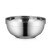 不锈钢碗防烫碗双层隔热碗不锈钢饭碗刻字食堂汤面碗 304铂金碗15CM 小饭碗