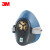 3M HF-52防尘防毒面具半面罩优质硅胶舒适耐用头戴可水洗煤矿工程井下机械粉末防护（中号）