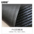 安赛瑞 双条纹PVC复合地垫 走廊过道防滑防水地毯卷垫 吸水防滑地毯 厚6mm 1.8×10m 灰色 13708