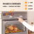 食品温度计测水温测温计烘焙烤箱电子油温计食物厨房探针式双探针 红色【单针】+夹子