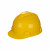 金能电力 安全帽ABS 国标工地建筑工程电力施工业安全头盔 监理领导防砸施工帽透气 大V型黄色