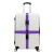 稳斯坦 W631 十字密码锁打包带 出国托运捆箱带拉杆箱旅行箱捆绑带扎带 紫色200*5cm+230*5cm（不含箱）