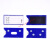 磁性标签牌 货位仓位卡仓库仓储标示牌磁性材料卡货架库位JYH 4x8强磁(蓝/白/红)颜色留言