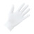 白手套棉尼龙工厂碳纤维护静电作业劳保加厚耐磨透气薄白棉手 尼龙手套大码1双 8号