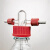 螺口洗缓冲GL45密封气瓶瓶耐腐厚玻璃耐压洗缓冲实验室安全瓶 (标准款)1000ML红盖整套
