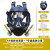 XMSJ防毒面具生化 全面罩喷漆化甲醛防粉尘全脸农药放毒头罩呼吸面罩 A8+7号盒防尘毒