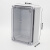 室外防水盒IP67户外防水接线盒透明盖ABS塑料密封盒防水箱 仪表盒定制 280*190*130