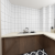 北欧黑白格子砖厕所厨房卫生间墙砖亮光瓷砖地铁砖面包砖300x600 亮光十八格 300*600