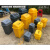 摇盖桶推盖桶污物垃圾桶分类桌面废物加厚棉签桶翻盖黄色桶 5L黄色棉签桶