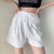 阿迪达斯 （adidas）短裤女裤夏季运动裤宽松透气休闲短裤子GH8146 GT6827白色  L