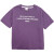 ABC男童短袖t恤新款童装上衣儿童夏季衣服纯棉夏装男孩 紫色 110cm
