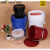 威佳红色塑料桶20L带盖油漆桶涂料桶广口桶pp包装桶