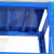 君制 重型仓库货架置物架仓储多层加厚展示货物架子 500kg/层蓝色四层副架长200*宽50*高200cm