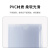 联嘉 PVC背胶标签袋 透明自粘塑料卡套物料卡软胶标识套 竖款8X10cm 100个