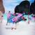 度假沙滩浴巾速干吸水巾男女温泉游泳浴巾超细纤维儿童飞机毯 纯色桔色