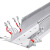 飓开 PVC线槽 明装灰色塑料线槽 阻燃pvc行线槽 H50*W25-100米/件 一件价