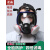 防尘防毒面具全面罩喷漆打农药放毒氧气头罩化工气体防护全脸 100片KN95滤棉 其他