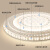 质肯客厅大灯2024新款圆形大尺寸中山灯具简约现代大气卧室餐厅吸顶灯 100cm 120W 白光【25-30平方】