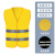 反光安全背心反光衣马甲工地施工荧光黄交通工作服定制印字 国标高亮光-黄色灰条