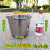无磁不锈钢加厚提水桶铁水桶 铁皮桶储水铁桶防锈提水桶 22cm不锈钢桶-5L
