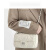 袋鼠（KANGAROO）斜挎包生日礼物设计链条小包单肩斜挎包女今年流行包百搭通勤包女 米白 斜挎可调节