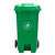 户外环卫大垃圾桶带盖大号垃圾分类垃圾桶大码餐厨公园景区垃圾桶 7天内发货 240L带轮带盖蓝色可回收物