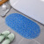 pvc地垫浴缸洗澡淋浴卫生间防滑地垫 浴室防滑垫 蓝色 39*69cm
