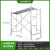 2.6镀锌脚手架活动架梯形架移动手脚架钢管脚手架 管壁2.0厚加高1.9米73斤