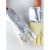 耐高温铝箔手套300-400度隔热热耐热烤箱烘培工业手套 45公分手掌加固耐高温手套1000度 均码