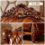 王者王朝欧式真皮沙发头层牛皮高端奢华客厅最新款美式实木雕花家具组合 2+3沙发组合 组合