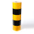 红白黑黄路桩反光膜带 交通安全柱子电线杆超强级EGP反光膜 警示柱反光贴带 超强三黄二黑60cm*50米长