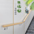 定制适用欧式楼梯扶手实木幼儿园安全拉手室内走廊靠墙老人防滑木护栏 80cm两个固定点