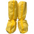 迈恻亦 防酸碱鞋套实验室化学品液体防护靴套pvc防水防滑防滑底脚套 黄色（100双/1箱） 均码