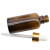 海斯迪克 HKC-168 玻璃精油瓶分装瓶 实验室试液瓶棕色滴瓶 20ml(10个) 