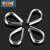 不锈钢钢丝绳套环重型保护环鸡心环三角环夸口夹头配件M2-M16 M12 (1个)