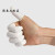 手指套防滑耐磨护手橡胶乳胶电子工业无尘一次性手指套 白色指套(500粒)均码 默认