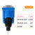 Z-TEK力特工业级USB转rs232串口线db9针COM口公头PL2303/ 蓝色 0.5m