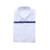 中神盾DV-801 男女式短袖衬衫修身韩版职业商务条纹白领条纹衬衣春夏定制白色平纹（100-499套） 35码（S）