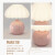 大观园（DGY）台灯床头灯少女ins礼物氛围灯感陶瓷蘑菇装饰浪漫卧室小夜灯 (健康护眼(小蘑菇)粉色-三色变光