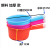 圆形熟胶环卫塑料桶盖子水桶盖60L100L160L280L新料加厚单卖盖子 直径57公分/蓝色盖子