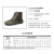 搏峰（BOFENG）高帮劳保鞋 GZX2防滑透气解放胶鞋 绿色防水款43码