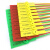 绎威格  塑料封条物流铅封一次性标签扎带安全封条防盗标签扎带  黄色28CM/100条 YWG-ZD02
