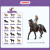 思乐（Schleich S）仿真动物模型 仿真幼儿玩具 小动物农场赛马马术骑马动物模型 丽萨&斯陶姆42516