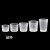 实验室稀释杯毫升杯刻度清晰pp塑料透明小药杯计量筒小测量杯烧杯量杯糖浆杯烘焙量杯 15ml(20个装)