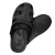 上柯 B3525 SPU底黑色防静电凉拖鞋 无尘洁净电子实验室工作鞋 凉拖两用46码（280mm）