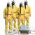 封闭重型防化服 一级A级消防化学防护服连体身耐酸碱化工危化 防爆四人长管送风呼吸器20米