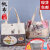 伽嗒 日式和风可爱帆布饭盒袋子学生抽绳束口手提便当袋保温袋便当包 铝箔内胆一个