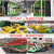 草坪仿真铺垫塑料绿人工草皮幼儿园地毯室户外工程围挡假绿植 荧光绿 6cm抗氧化网格绿底5