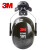 3M挂安全帽隔音耳罩 隔音降噪消音抗噪耳机工业用护耳器 H10P3E安全帽耳罩降噪34dB