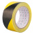 韩曼柯 PVC警示胶带地板胶彩色划线胶带黑黄斑马线警戒地贴标识胶带 宽4.8cm*长33M